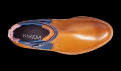 Alexandra - Cedar Calf / Blue Strap