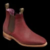 Gina - Plum Waxy Suede