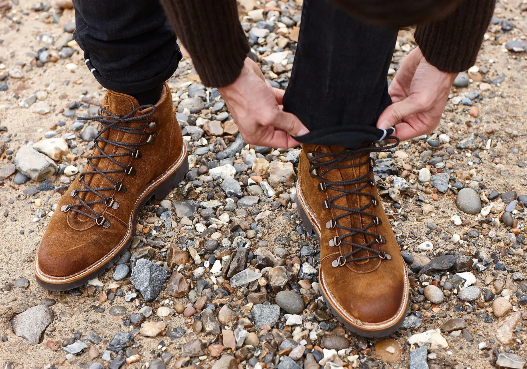 Glencoe - Tan Burnish Suede