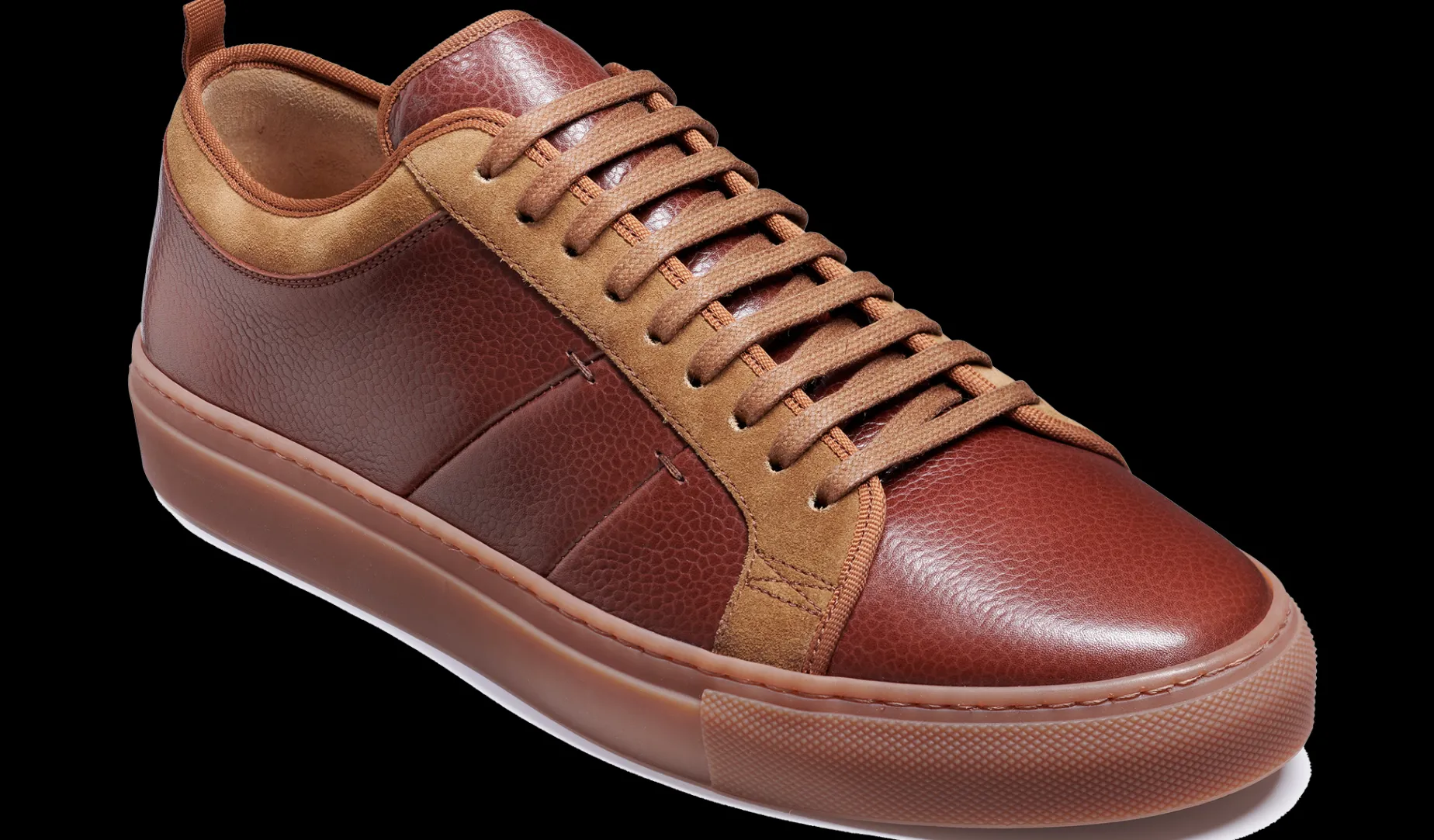 Greg - Brown Grain / Tan Suede
