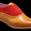 Gwen - Cedar Calf / Red Suede