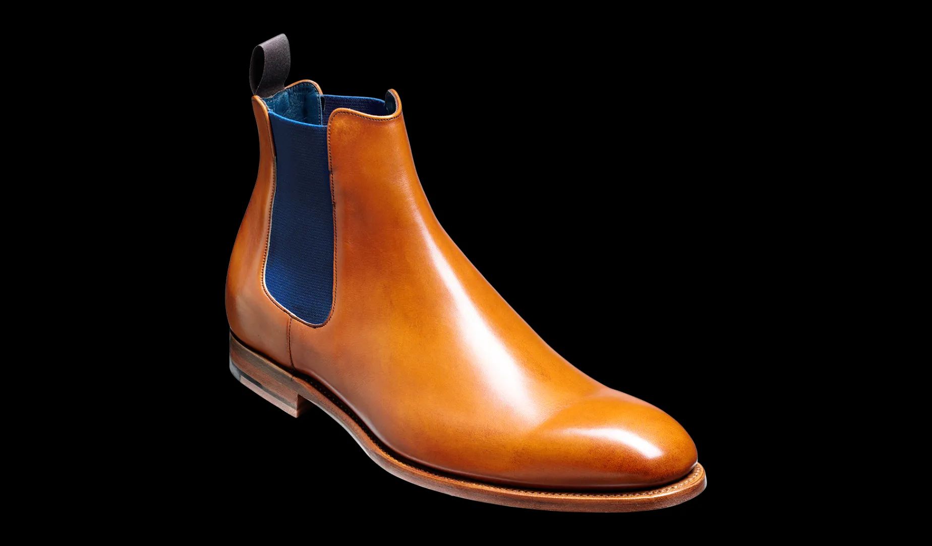 Hopper - Cedar Calf / Navy Elastic