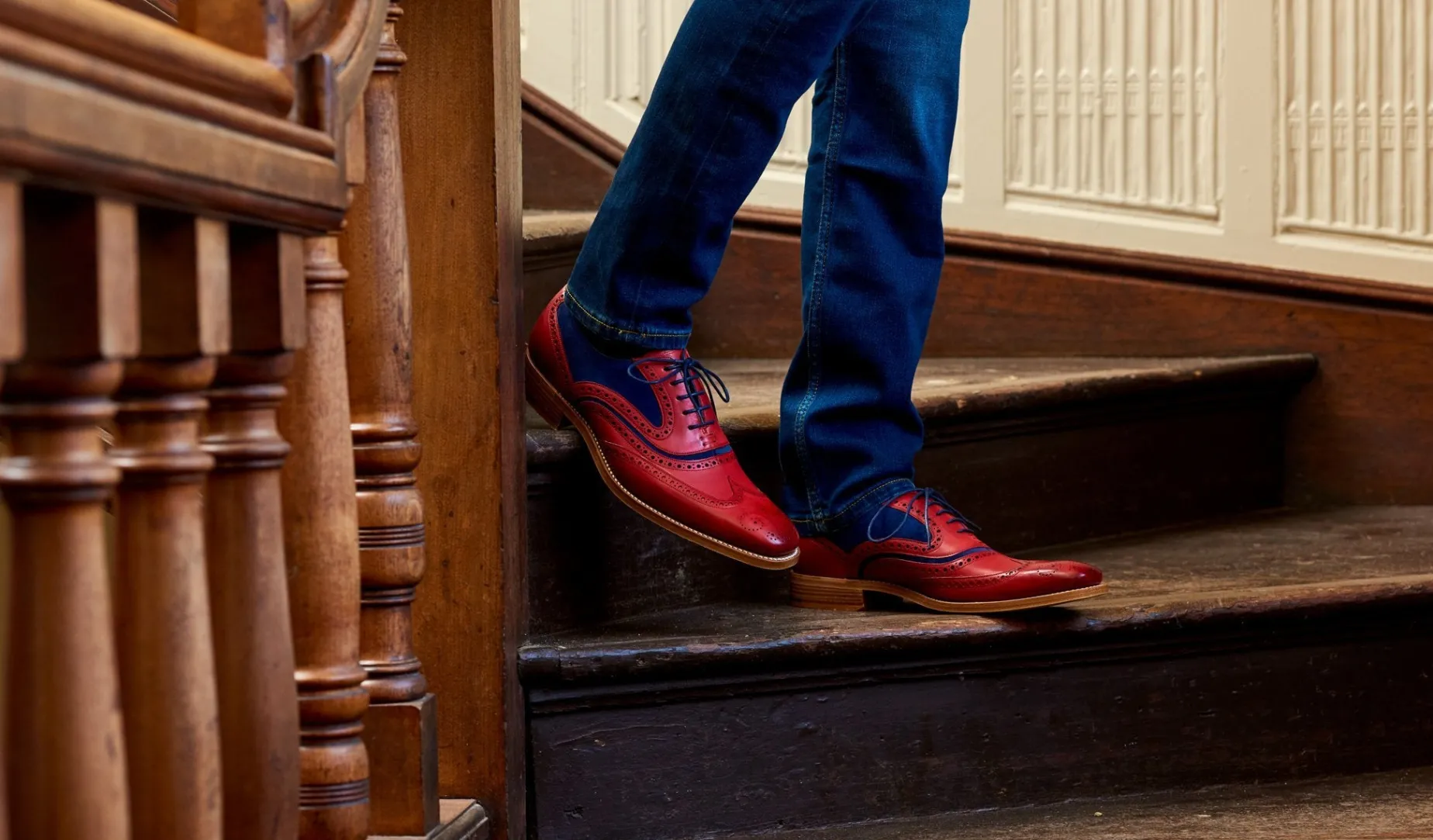 Mcclean - Cedar Calf / Blue Suede