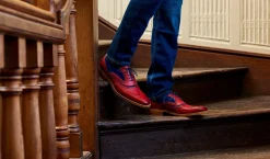 Mcclean - Cedar Calf / Blue Suede