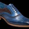 Mcclean - Navy Hand Painted / Choc Suede