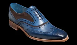 Mcclean - Navy Hand Painted / Choc Suede