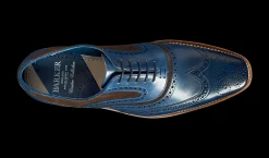 Mcclean - Navy Hand Painted / Choc Suede