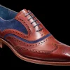Mcclean - Rosewood Calf / Navy Suede
