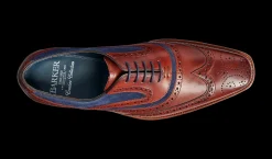 Mcclean - Rosewood Calf / Navy Suede