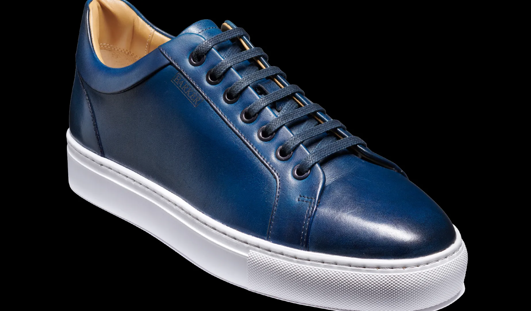 Sam - Navy Hand Painted