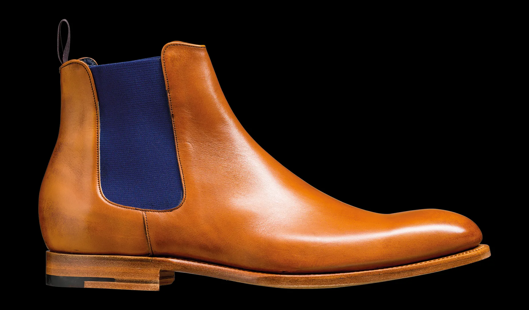 Violet - Cedar Calf / Blue Elastic