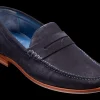 William - Dark Navy Suede